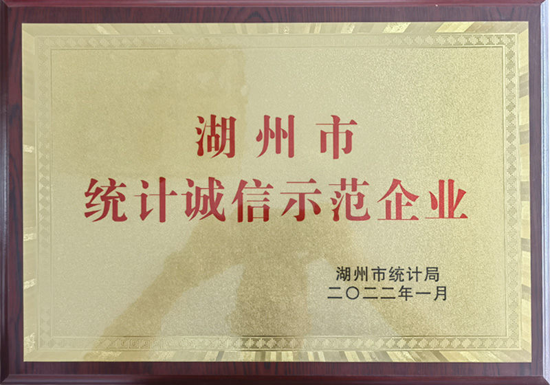 湖州市统计诚信示范企业